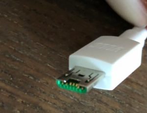 MicroUSB端子（マイクロユーエスビー）